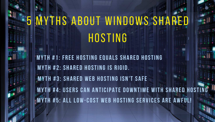 5 Myths About Windows Shared Hosting