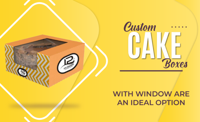Custom Cake Boxes with Window.